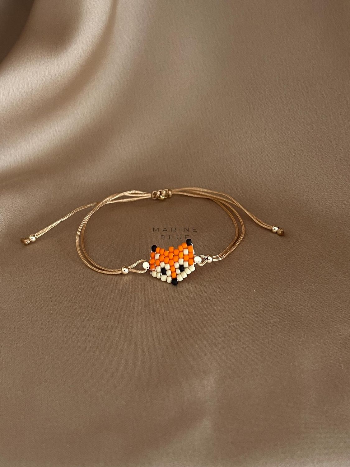 Animes Fox Handmade Bracelet - Knitted Charm Bracelet