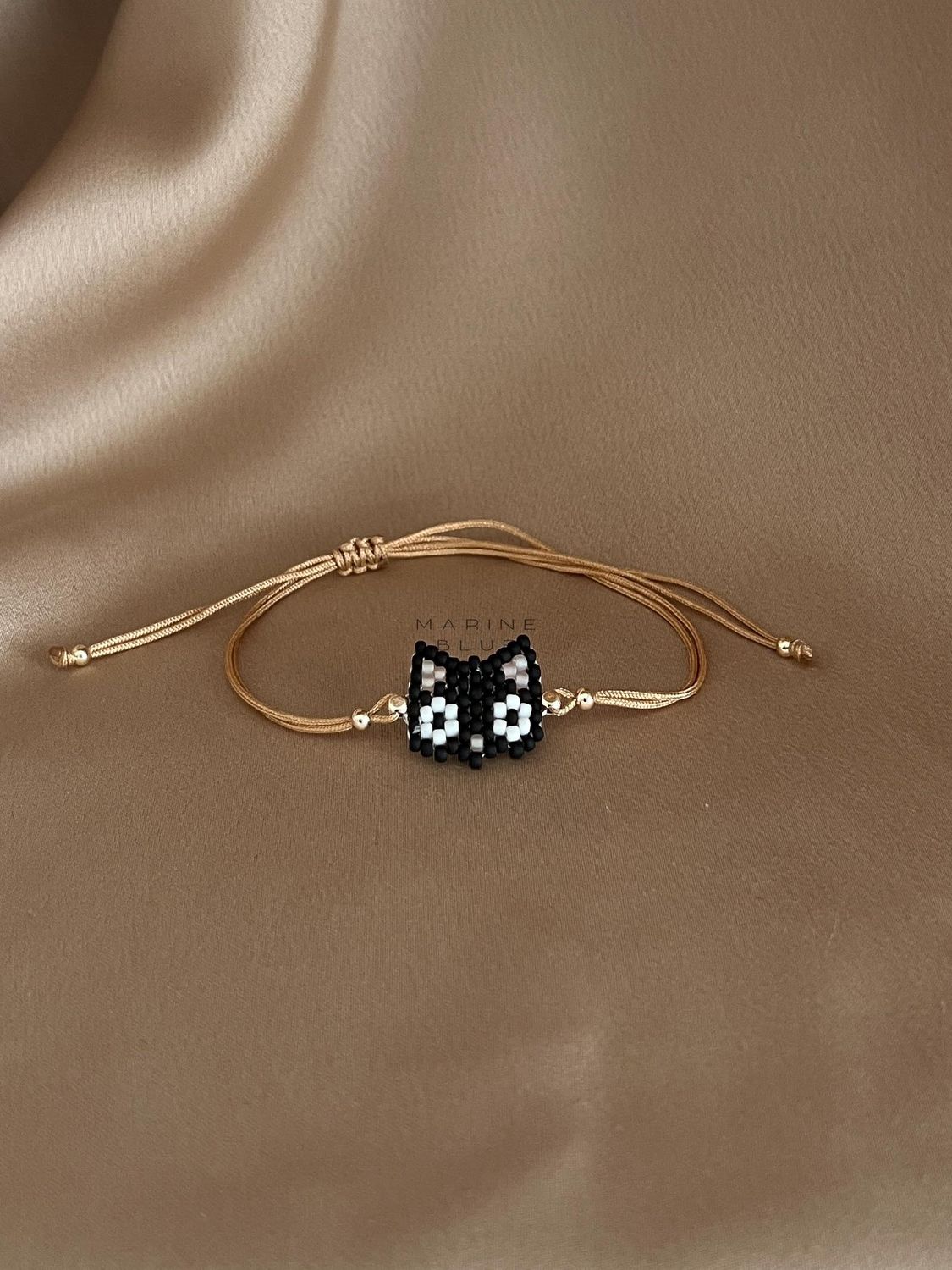 Animes Kitten Handmade Bracelet - Knitted Charm Bracelet