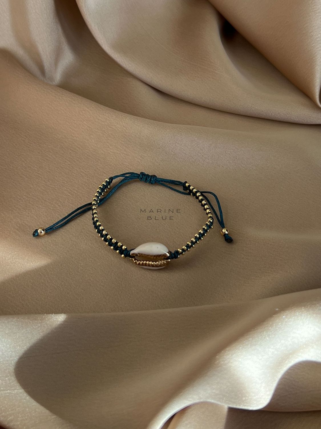 Cowrie Handmade Bracelet - Charm Bracelet, Color: Northern Lights