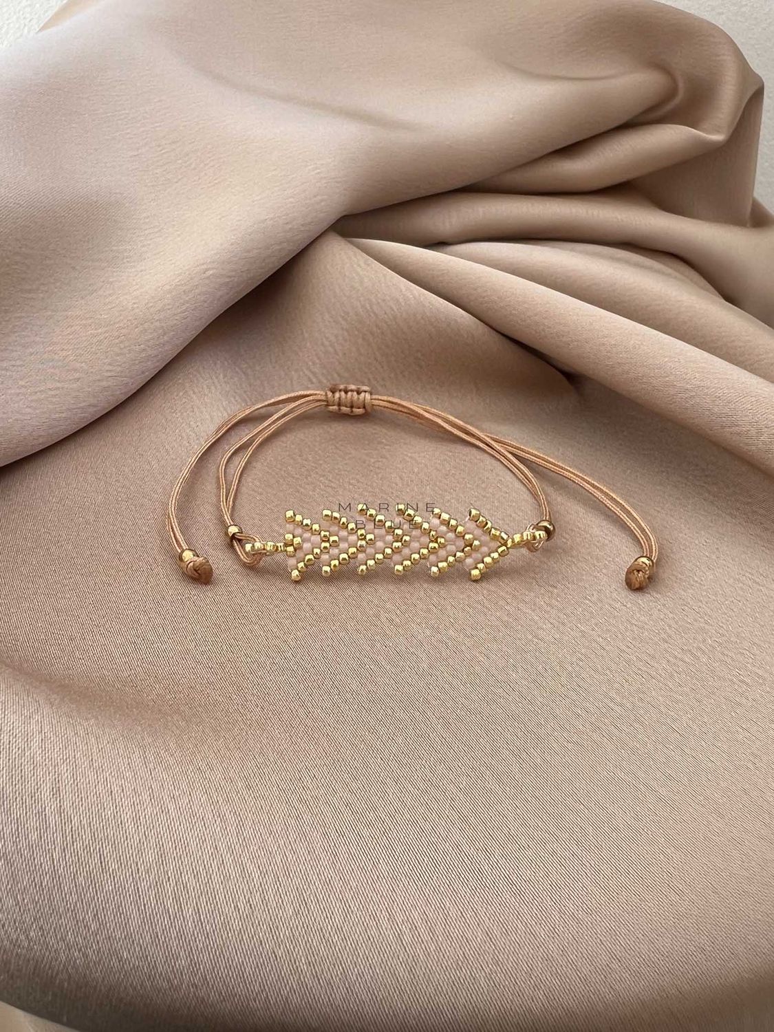 Solo Phyton Handmade Bracelet - Beaded Bracelet, Color: Sunset Breeze
