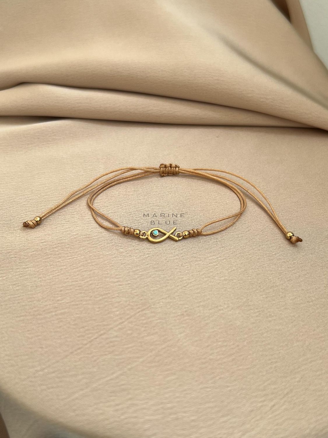 Mojo Nile Handmade Bracelet - Beaded Bracelet, Color: Arctic Rust, Plating: Gold