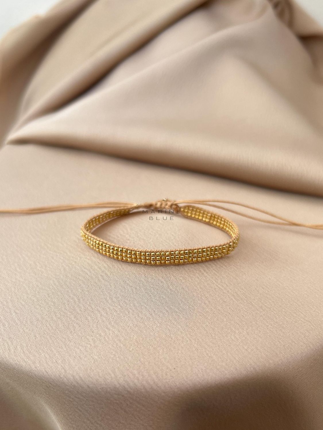 Solo 3 Retriever Handmade Bracelet - Beaded Bracelet, Color: Sunfire, Size: 15/0