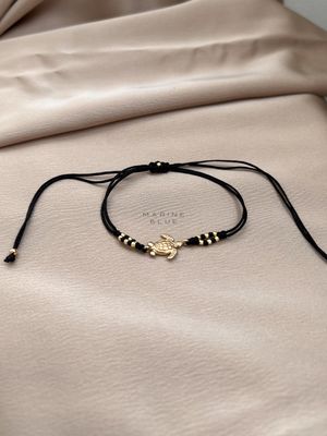 Runes Kurakuraa Handmade Bracelet - Turtle Charm Bracelet