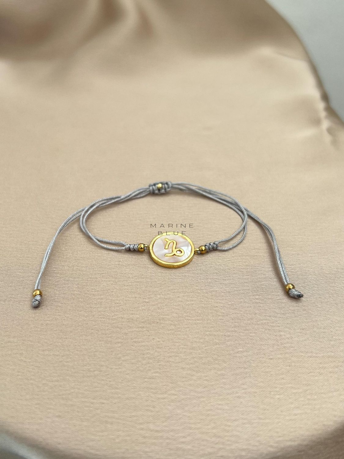 Horoscope Capricorn Handmade Bracelet - Charm Bracelet, Color: Misty Moon