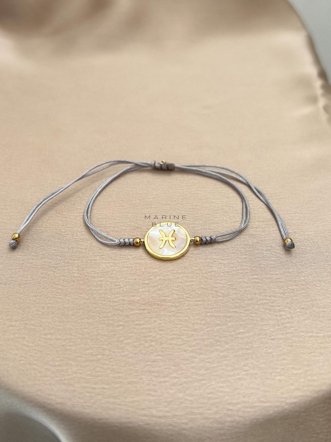 Horoscope Pisces Handmade Bracelet - Charm Bracelet, Color: Misty Moon