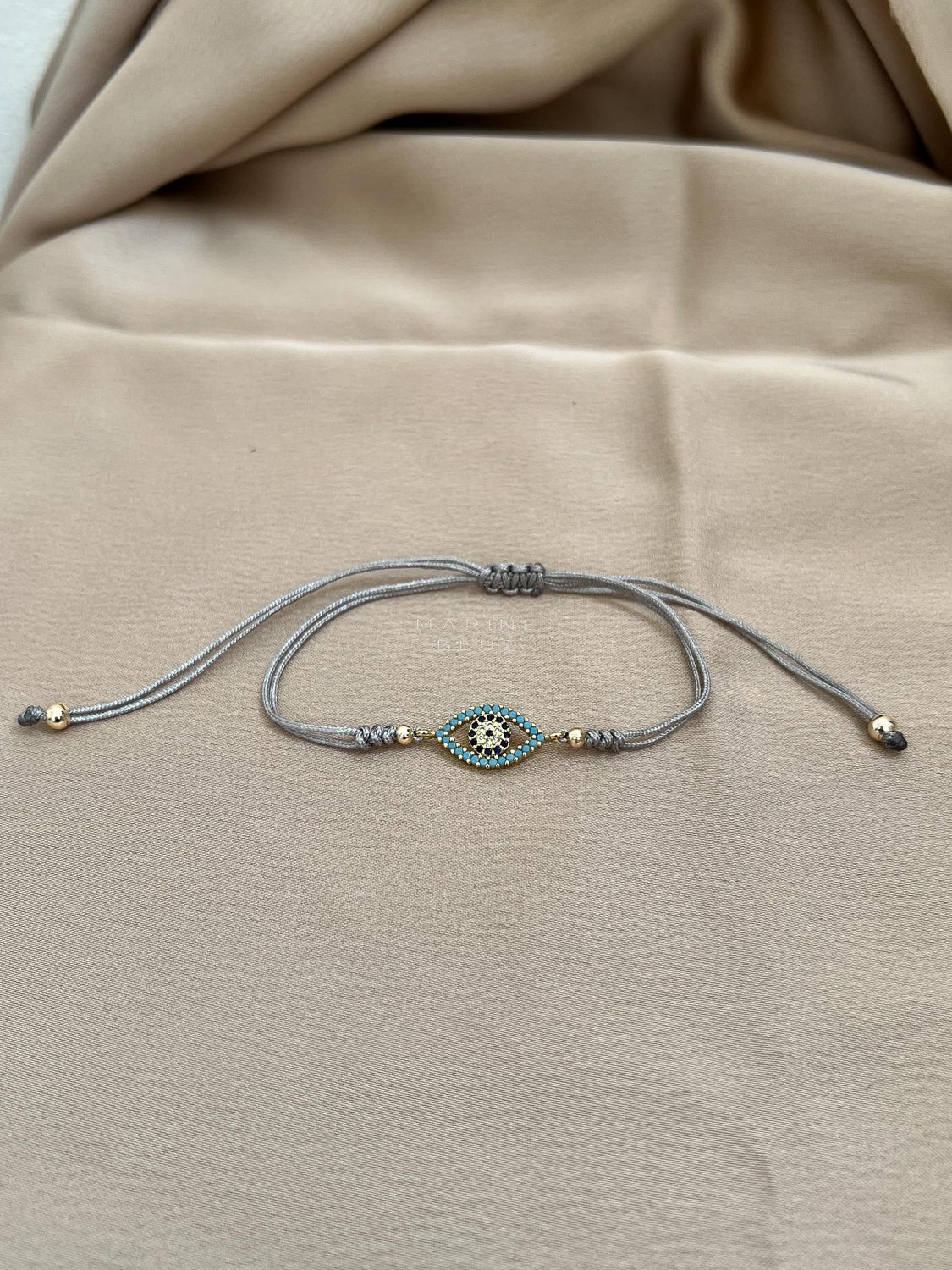 Donkey Eye Handmade Bracelet - Charm Bracelet, Color: Misty Moon