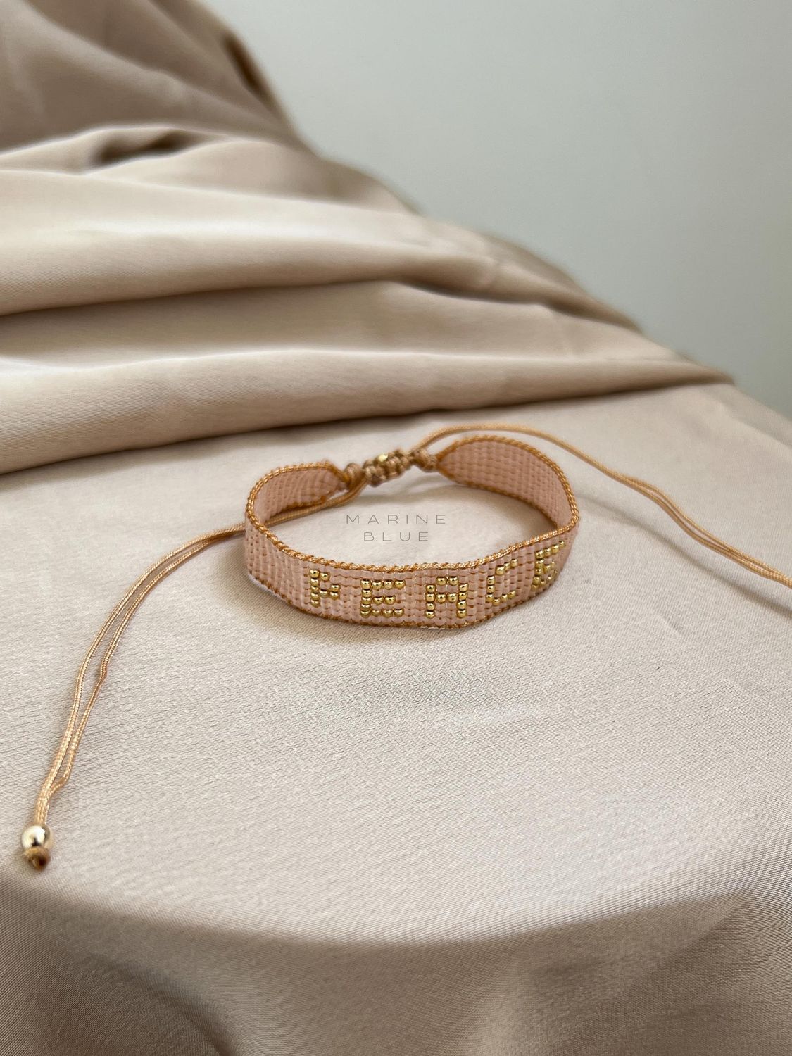 Solo 7 Peace Handmade Bracelet - Beaded Bracelet, Color: Sunset Breeze