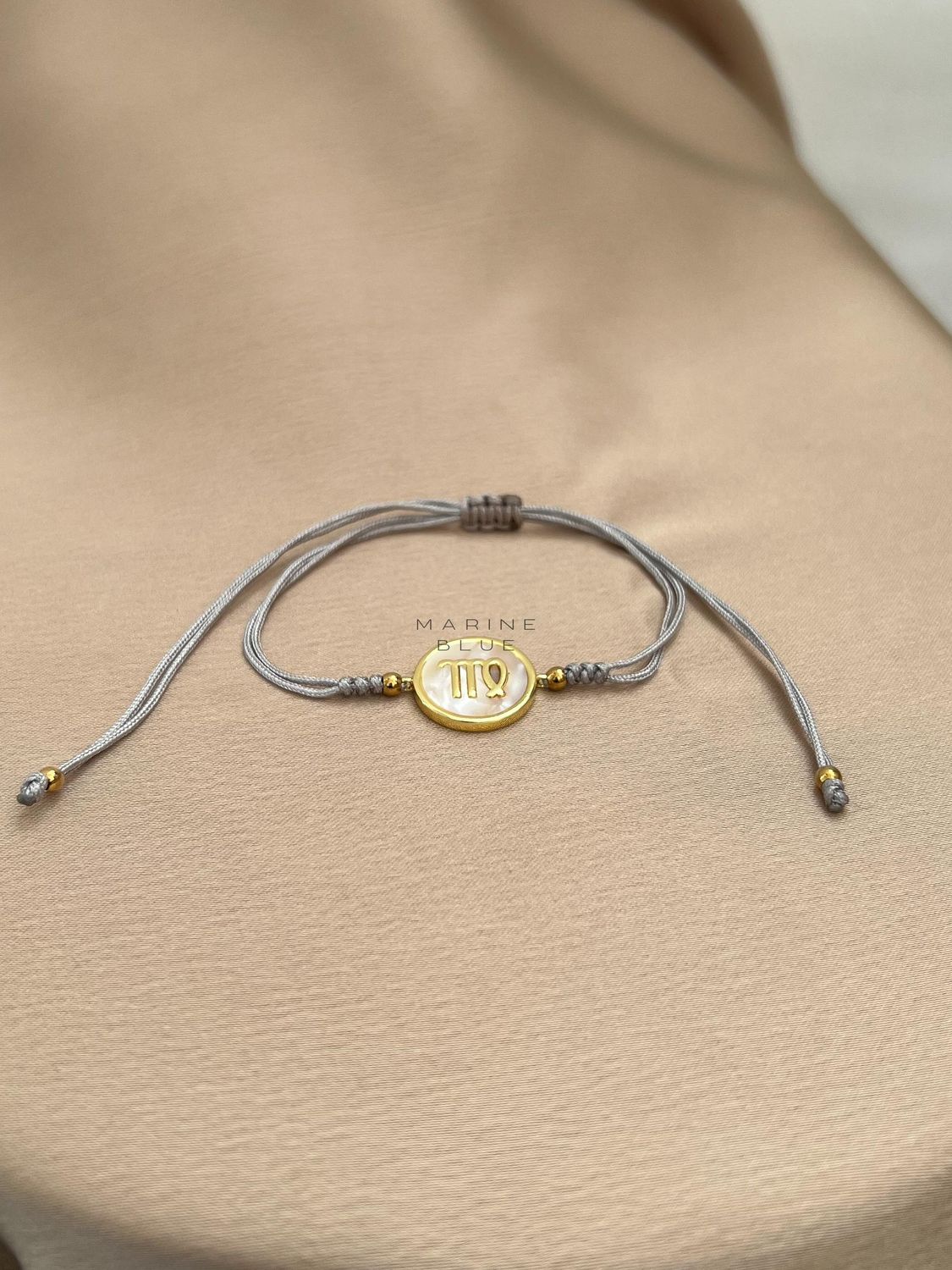 Horoscope Virgo Handmade Bracelet - Charm Bracelet, Color: Misty Moon