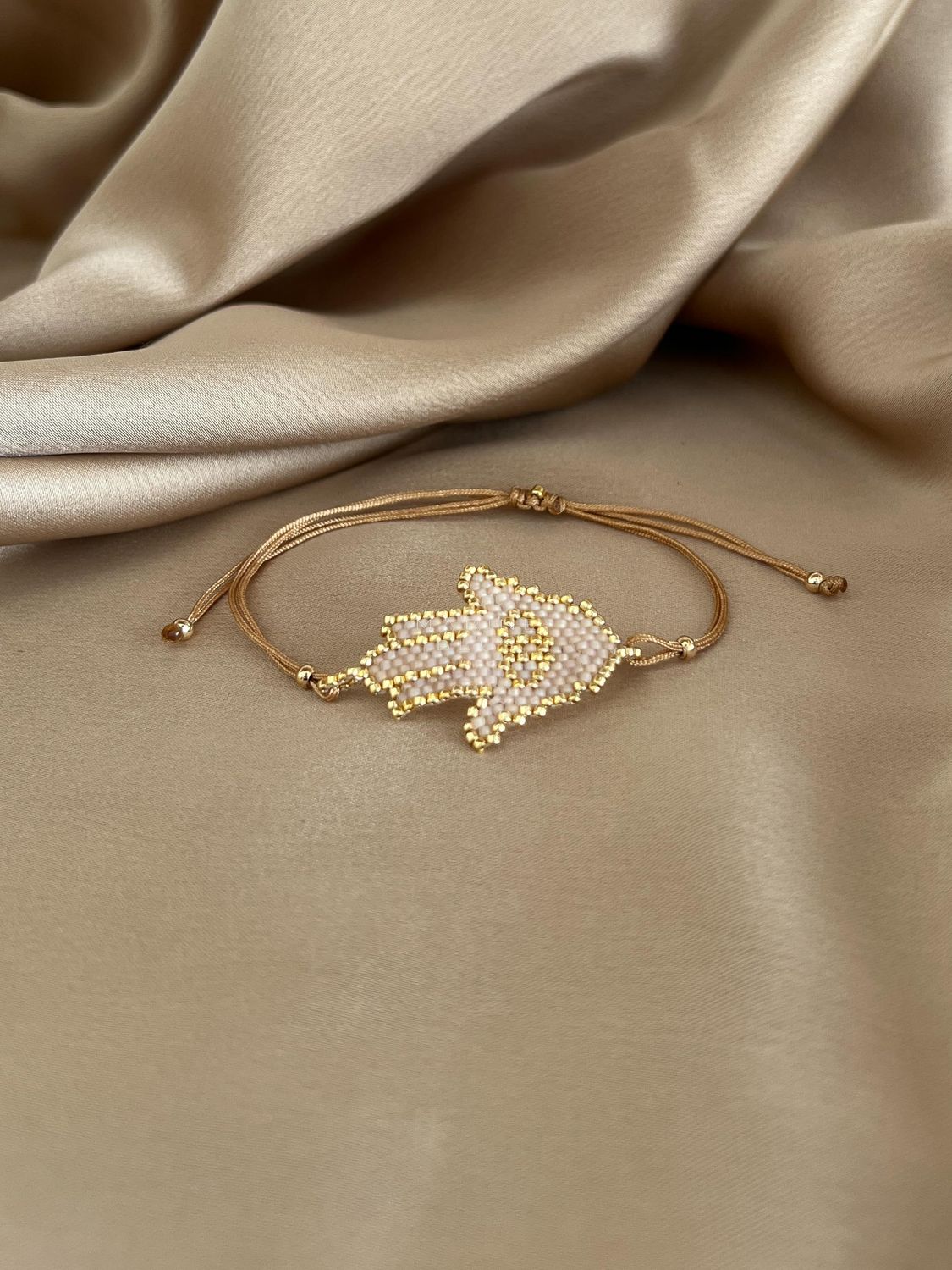 Solo Fatima’s Hand Handmade Bracelet - Beaded Bracelet, Color: Sunset Breeze