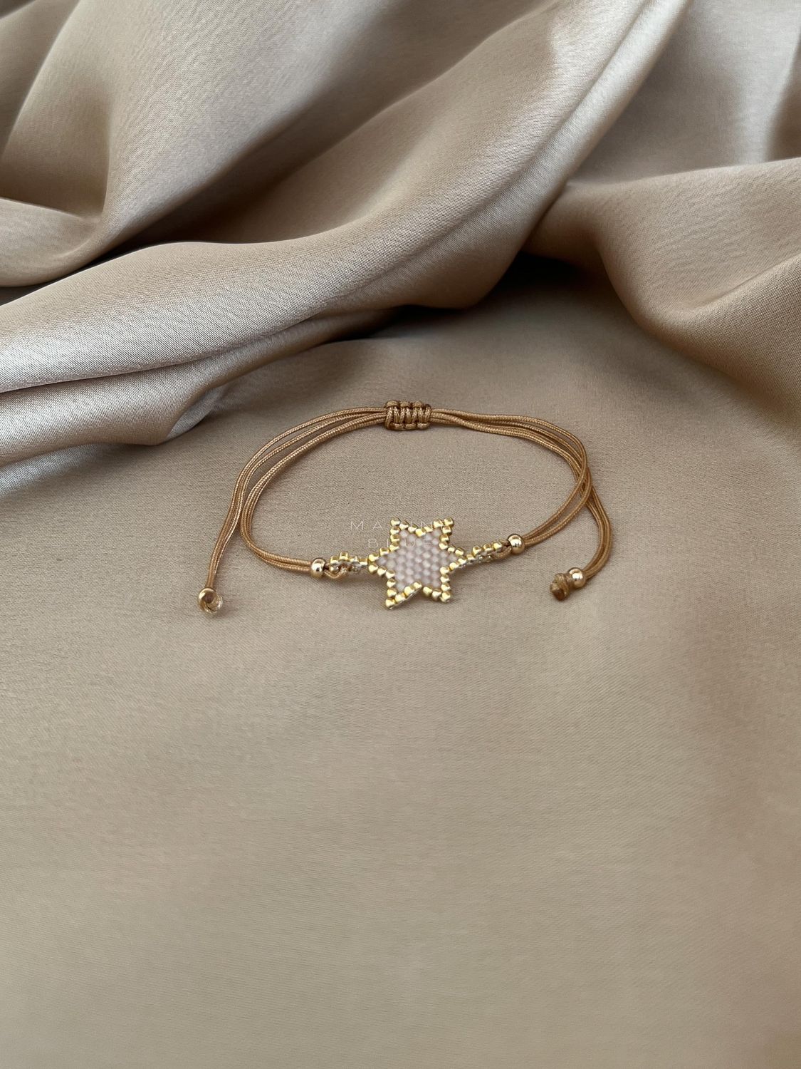 Solo Star Handmade Bracelet - Beaded Bracelet, Color: Sunset Breeze