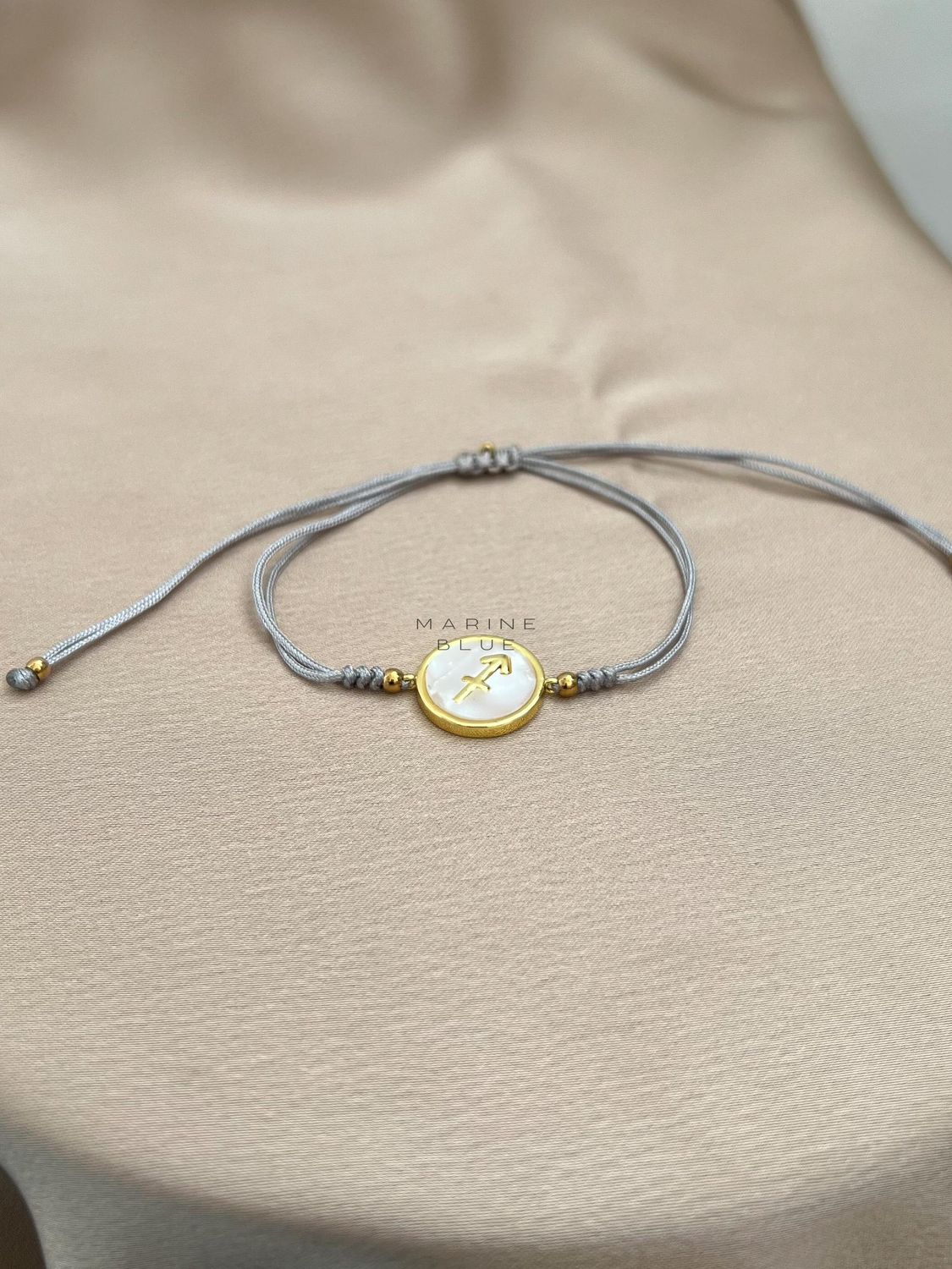 Horoscope Sagittarius Handmade Bracelet - Charm Bracelet, Color: Misty Moon