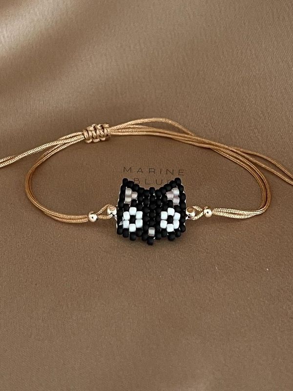 Animes Kitten Handmade Bracelet - Knitted Charm Bracelet