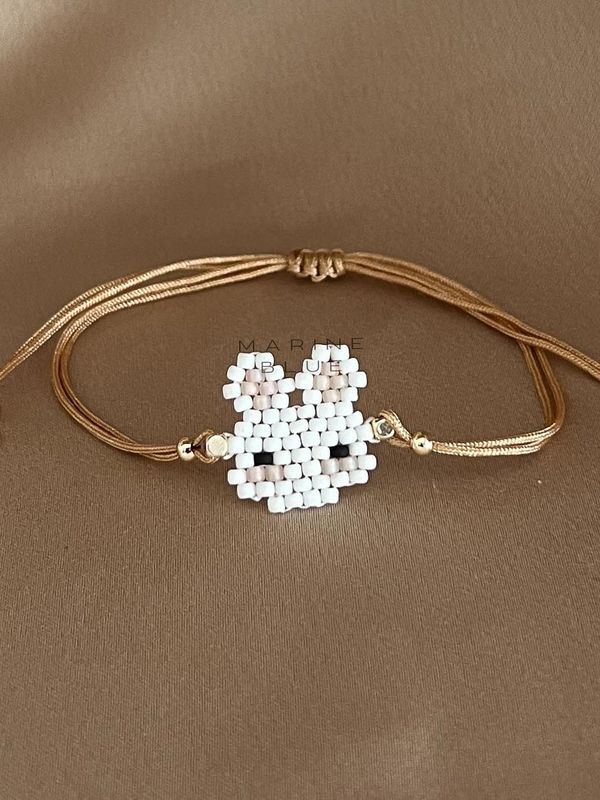 Animes Bunny Handmade Bracelet - Knitted Charm Bracelet