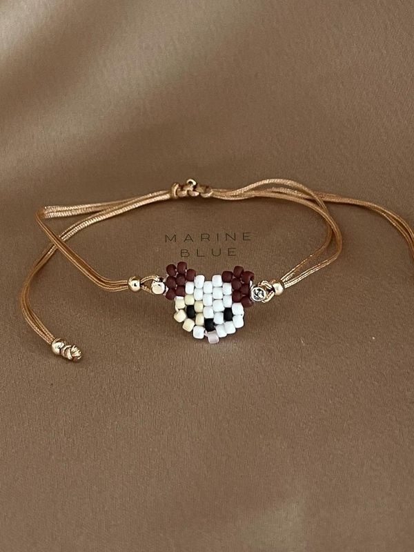 Animes Puppy Handmade Bracelet - Beaded Charm Bracelet