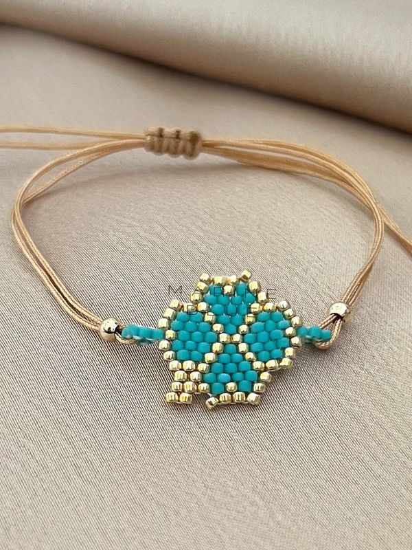 Solo Clover Handmade Bracelet - Beaded Bracelet