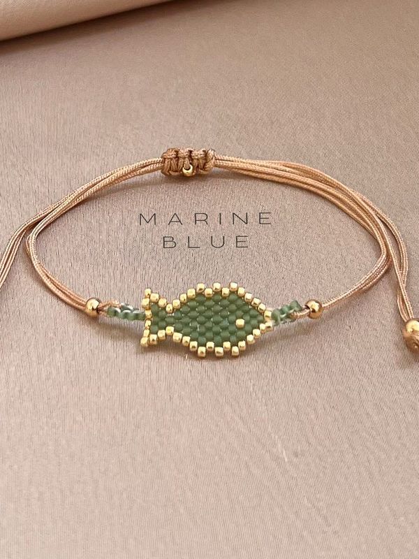 Solo Fish Handmade Bracelet - Beaded Bracelet