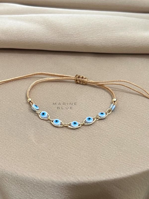 7 Steps Evil Eye Handmade Bracelet -  Charm Bracelet