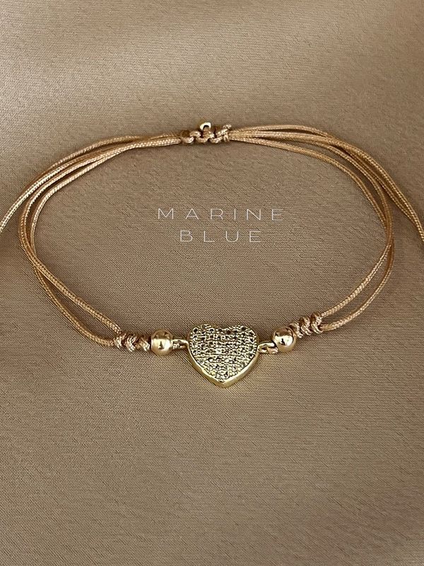 Lavao Handmade Bracelet - Heart Charm Bracelet