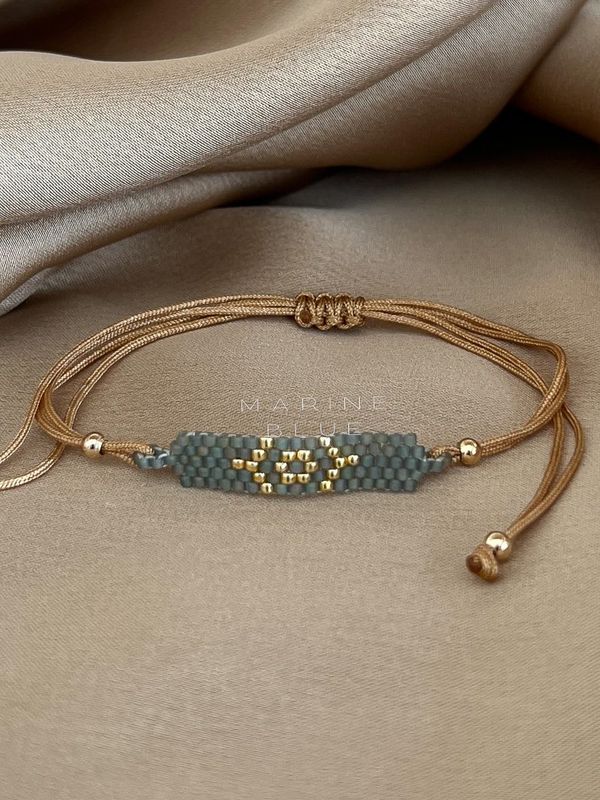 Solo Long Evil Eye Handmade Bracelet - Beaded Bracelet