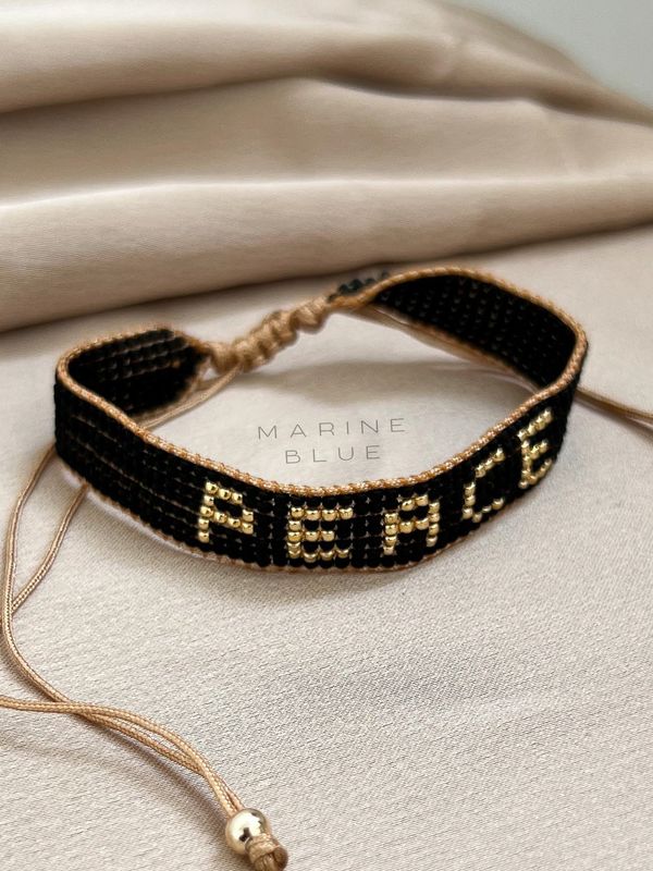 Solo 7 Peace Handmade Bracelet - Beaded Bracelet