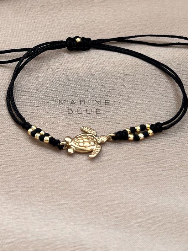 Runes Kurakura Handmade Bracelet - Turtle Charm Bracelet