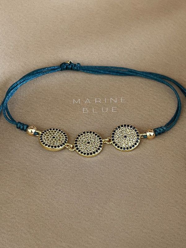 Triple Tire Handmade Bracelet - Charm Zircon Bracelet