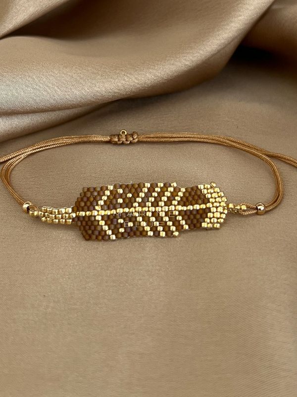 Solo Feather Handmade Bracelet - Beaded Bracelet