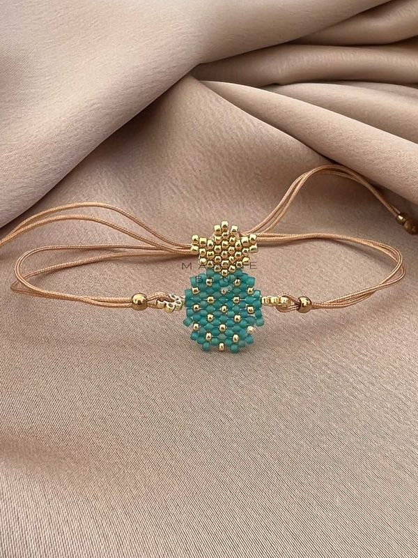Solo Pineapple Handmade Bracelet - Beaded Bracelet