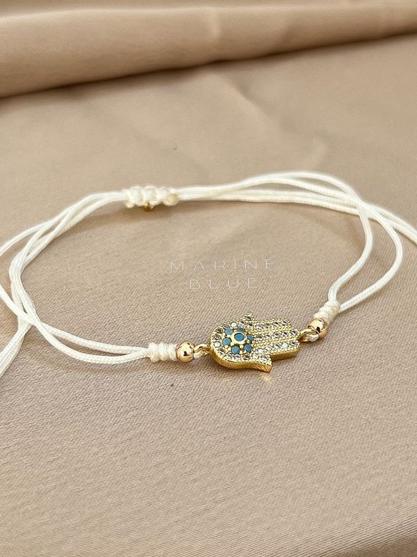 Fatima&#39;s Hand Small Handmade Bracelet - Charm Bracelet