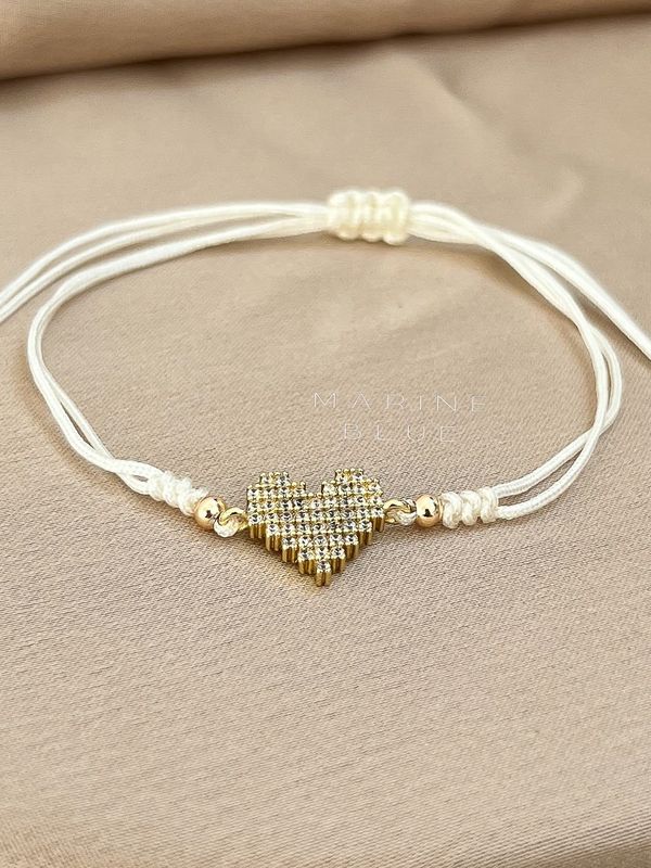 Lavoe Handmade Bracelet - Heart Charm Bracelet