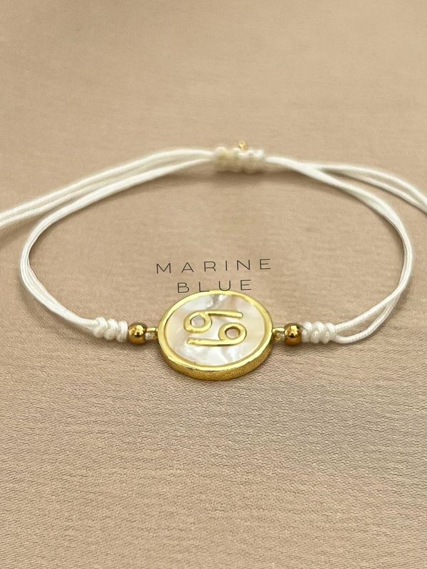 Horoscope Cancer Handmade Bracelet - Beaded Bracelet