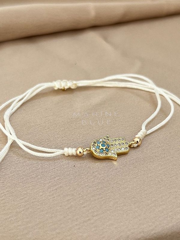 Fatima&#39;s Hand Small Handmade Bracelet - Charm Bracelet