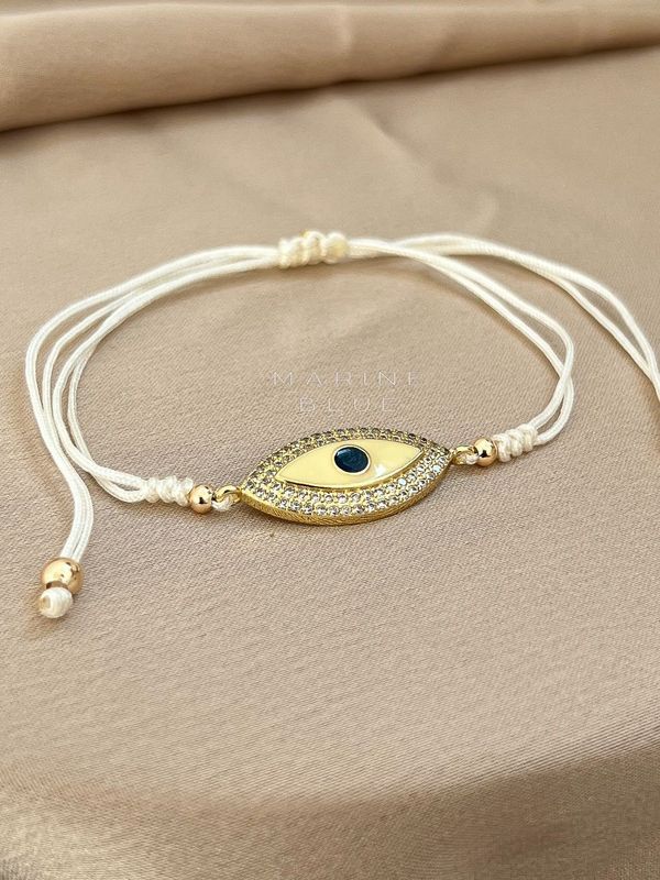 Enamel Eye Handmade Bracelet - Charm Bracelet