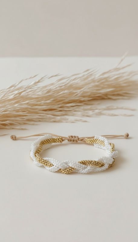 Solo Waterfall Handmade Bracelet - Beaded Bracelet