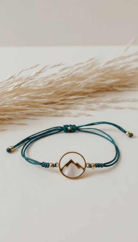 Fuji Handmade Bracelet - Mountain Charm Bracelet