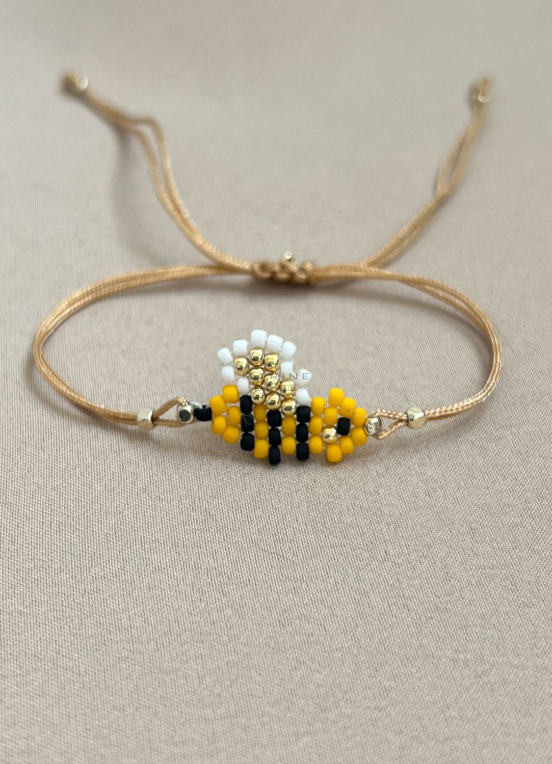 Animes Bee Handmade Bracelet - Beaded Bracelet, Color: Hazel