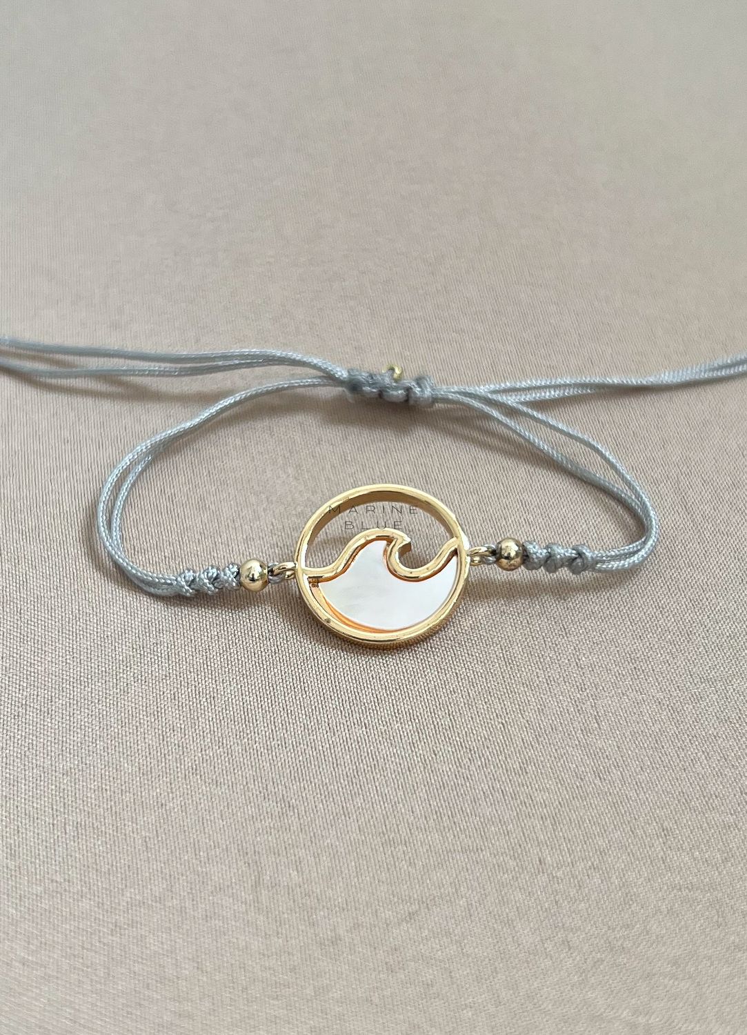 Waves Handmade Bracelet - Beaded Bracelet, Color: Misty Moon