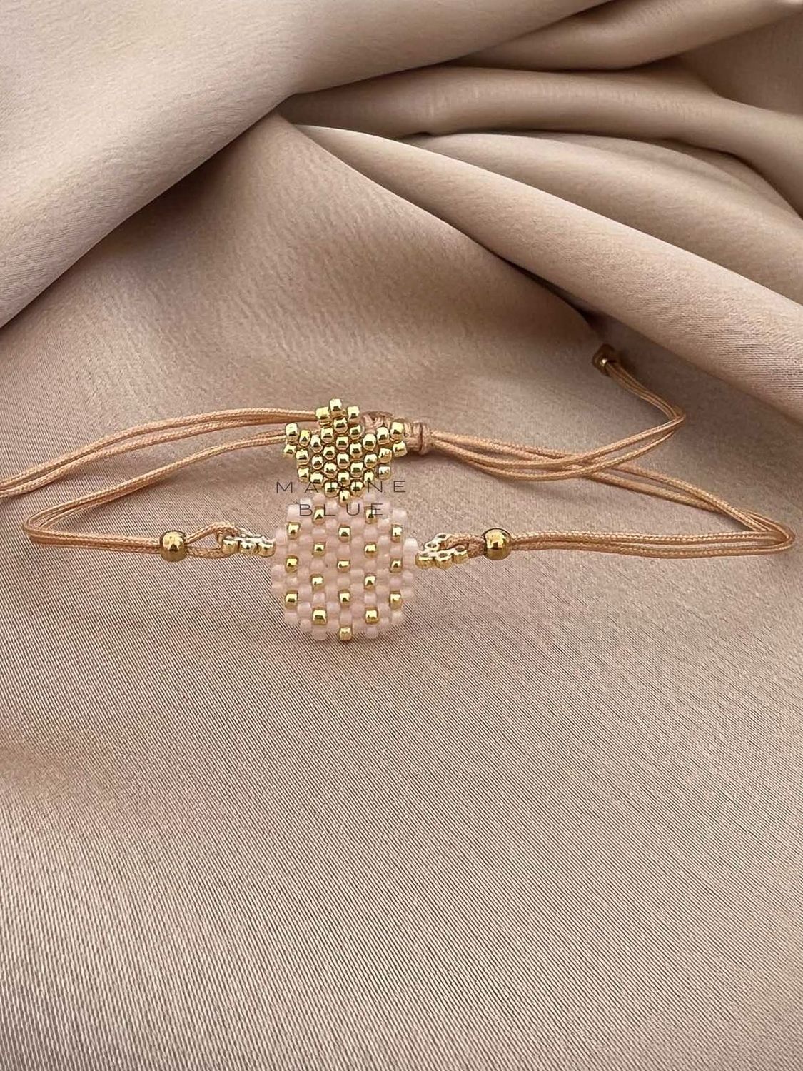 Solo Pineapple Handmade Bracelet - Beaded Bracelet, Color: Sunset Breeze