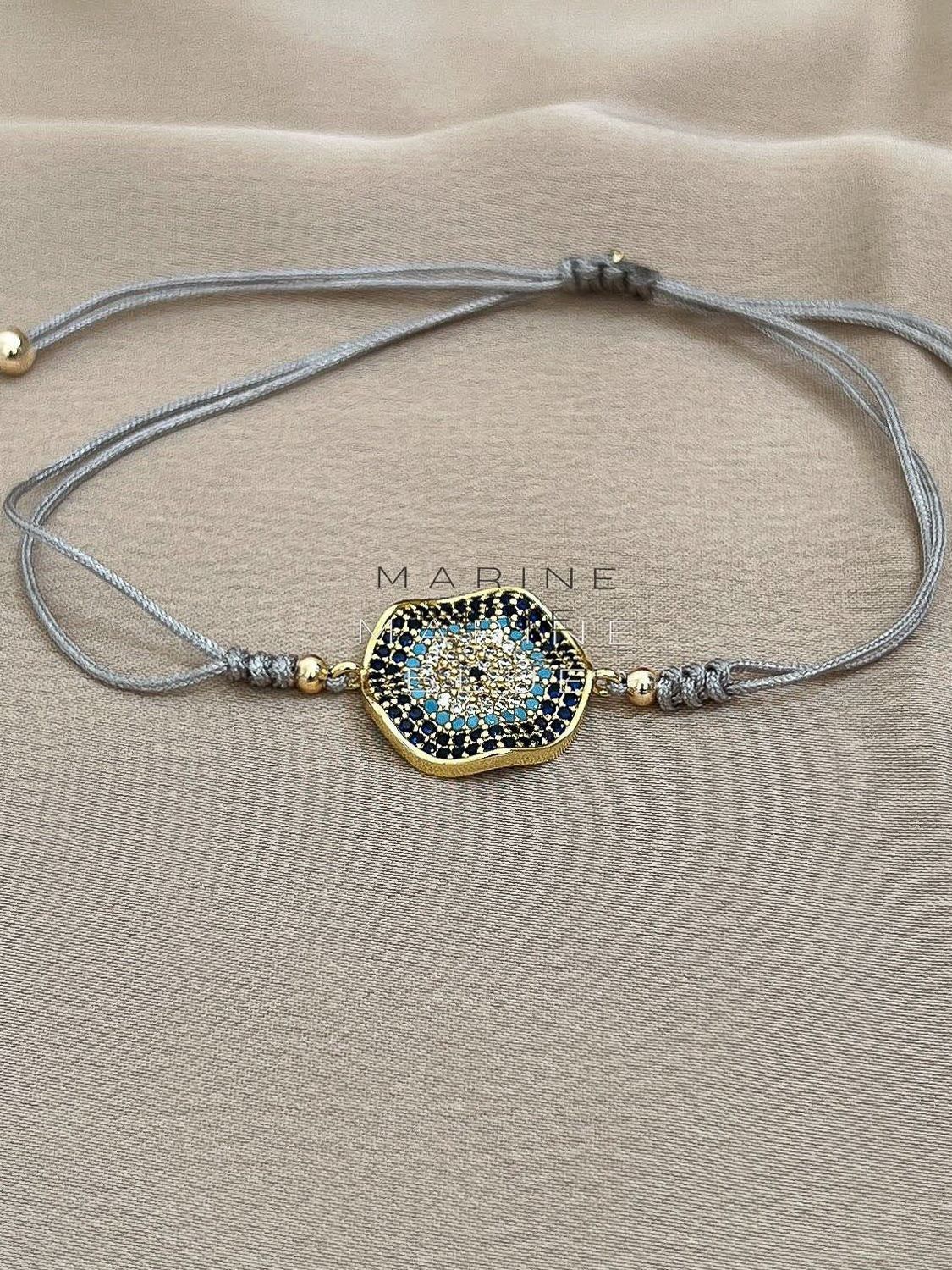 Coin Handmade Bracelet - Charm Bracelet, Color: Misty Moon