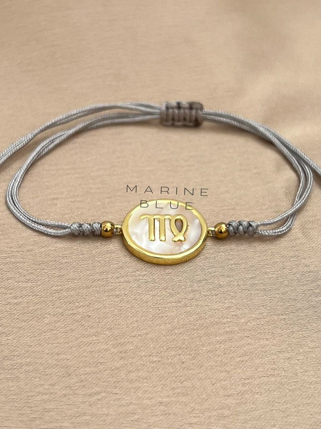 Horoscope Virgo Handmade Bracelet - Charm Bracelet, Color: Misty Moon