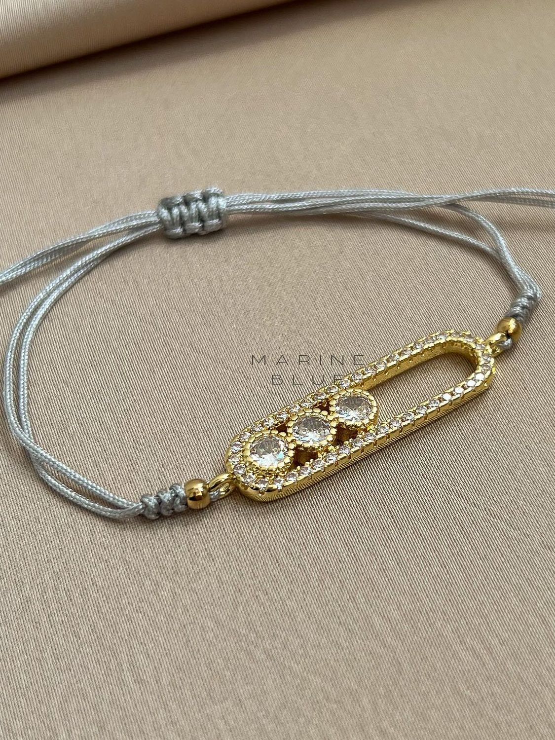 Khamsah Handmade Bracelet - Charm Bracelet, Color: Misty Moon