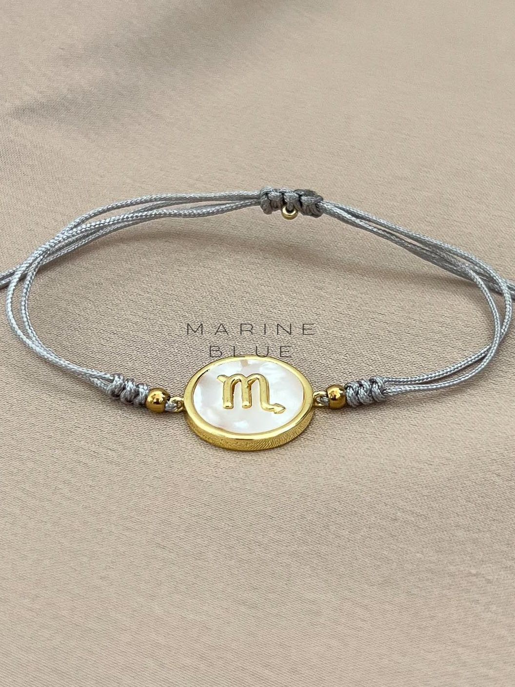 Horoscope Scorpio Handmade Bracelet - Charm Bracelet, Color: Misty Moon