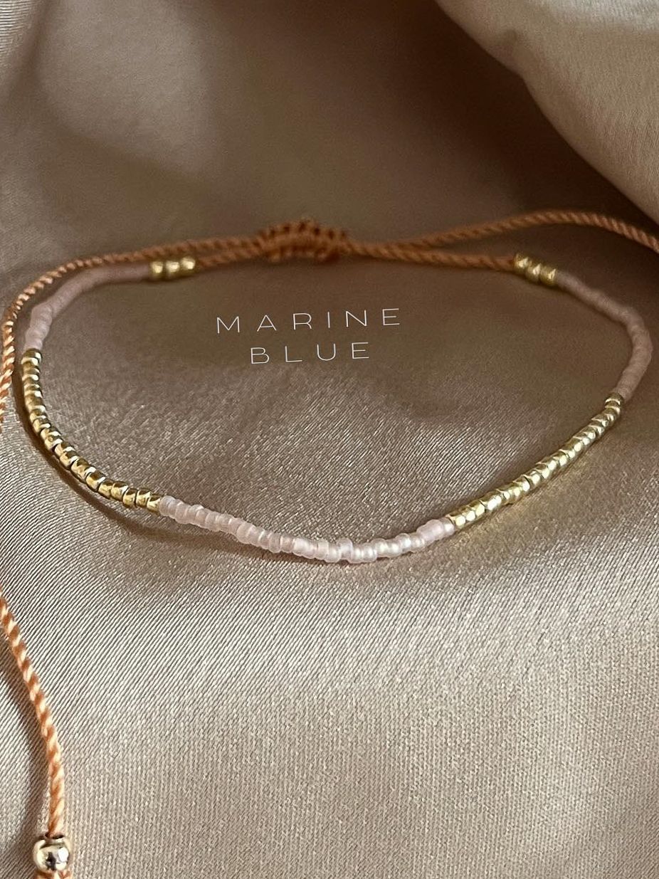 Solo 1 Flat Handmade Bracelet - Beaded Bracelet, Color: Sunset Breeze