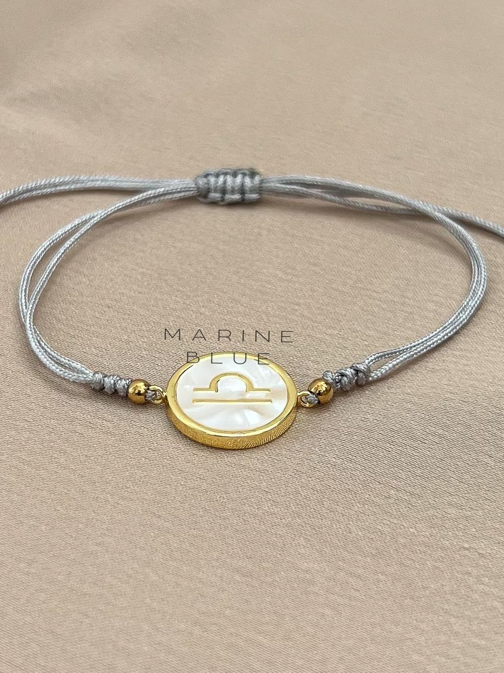 Horoscope Libra Handmade Bracelet - Beaded Bracelet, Color: Misty Moon