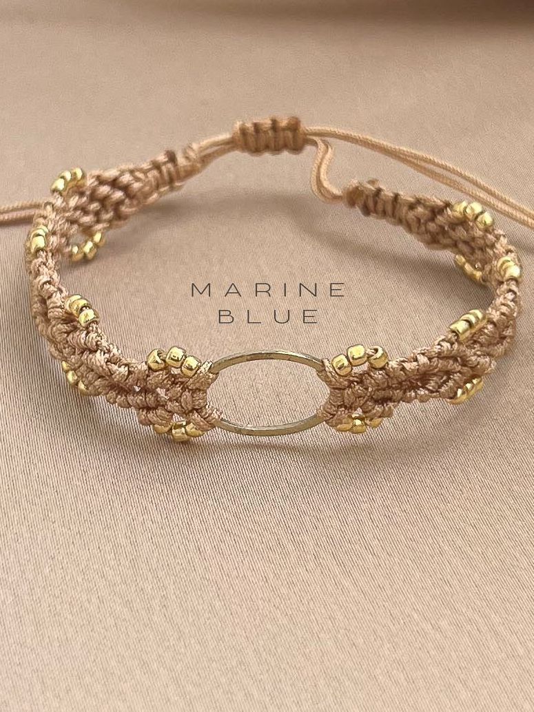 Jardin Flower Endless Handmade Bracelet - Beaded Bracelet, Color: Hazel