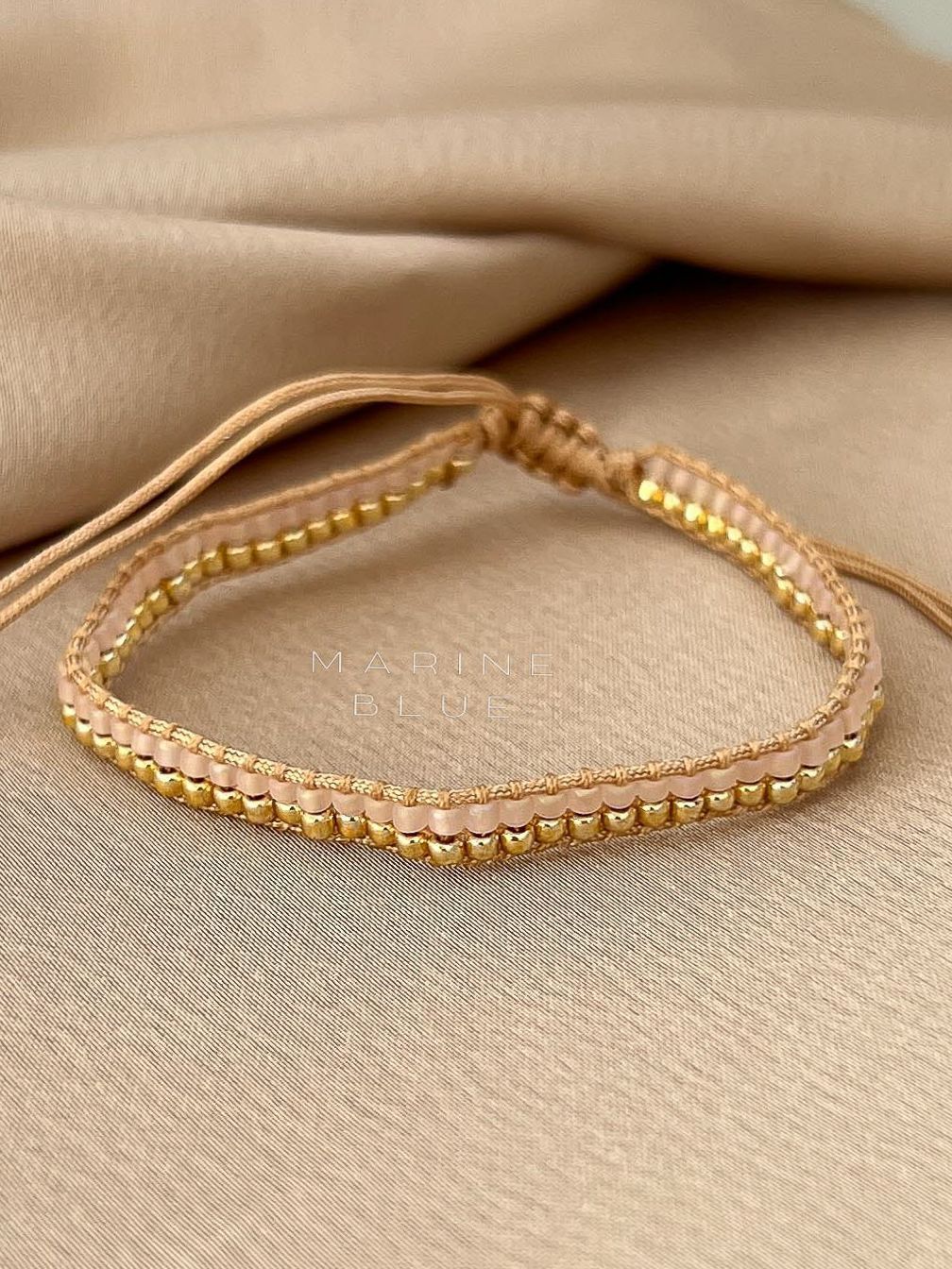 Solo Sidewalk Handmade Bracelet - Beaded Bracelet, Color: Sunset Breeze