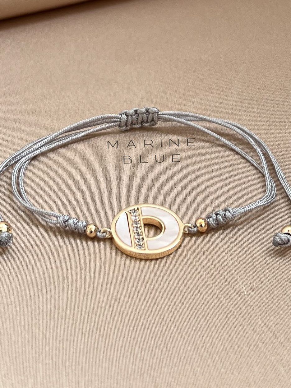 Diamoned Handmade Bracelet - Charm Bracelet, Color: Misty Moon