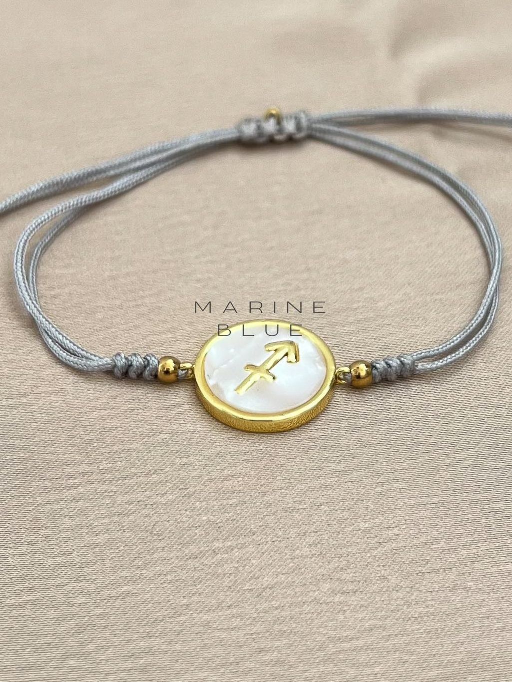 Horoscope Sagittarius Handmade Bracelet - Charm Bracelet, Color: Misty Moon