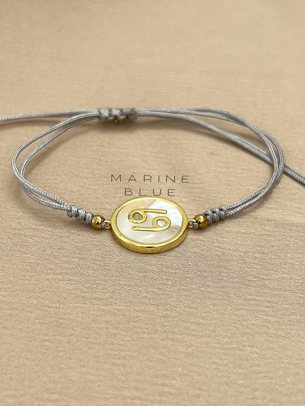 Horoscope Cancer Handmade Bracelet - Beaded Bracelet, Color: Misty Moon