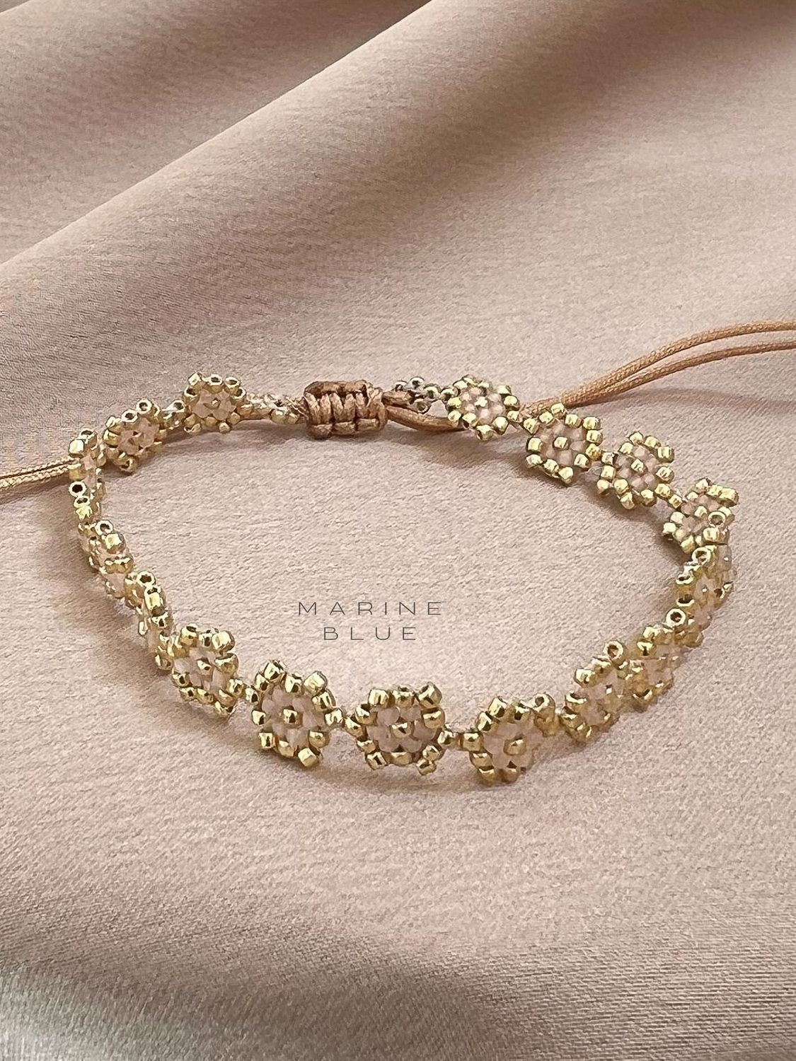 Solo Cells Long Handmade Bracelet - Beaded Bracelet, Color: Sunset Breeze